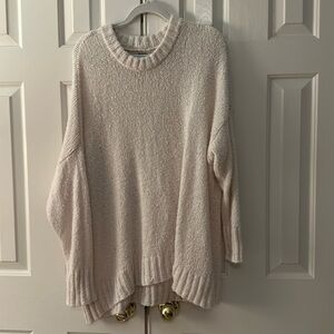 Oversized cream sweater